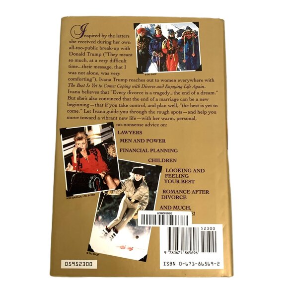 Ivana Trump The Best is Yet to Come Book Coping Divorce Enjoying Life Again 1995 - Picture 2 of 12